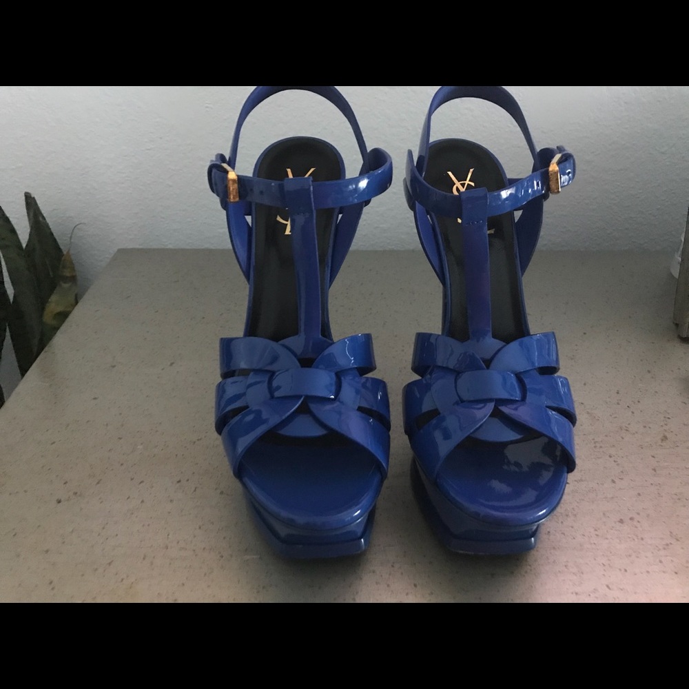 Yves Saint Laurent YSL Tribute Platform Sandals